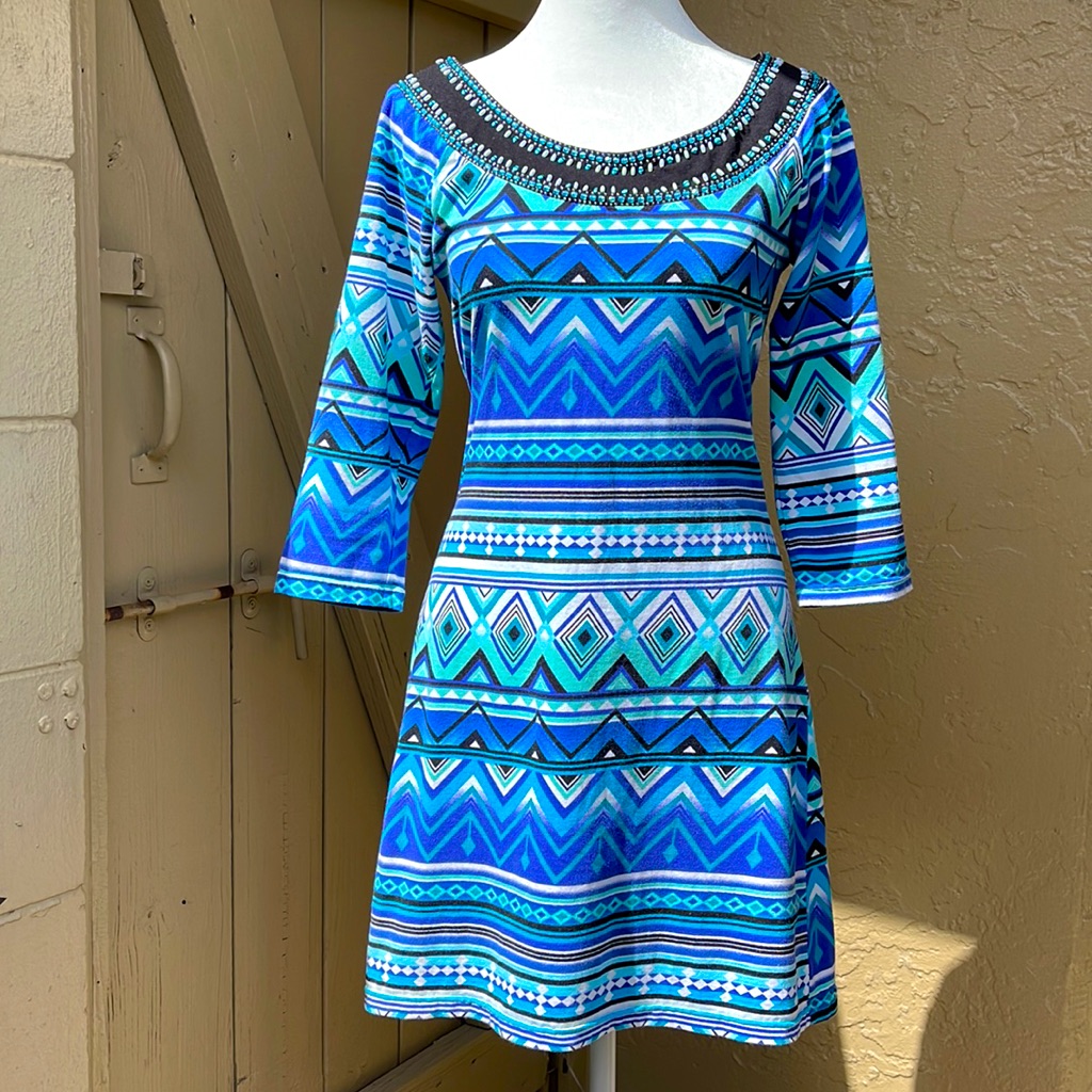 Boutique Gorgeous Little Blue Dress